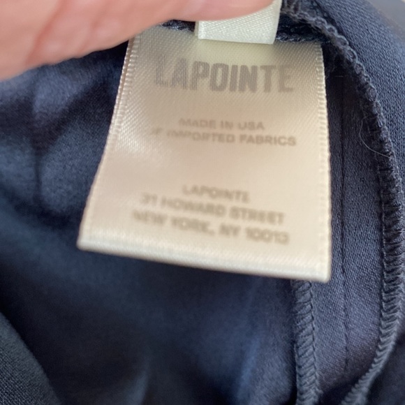 NWOT LAPOINTE from Neiman Marcus satin like long twist tunic top. Stunning! - Picture 11 of 12